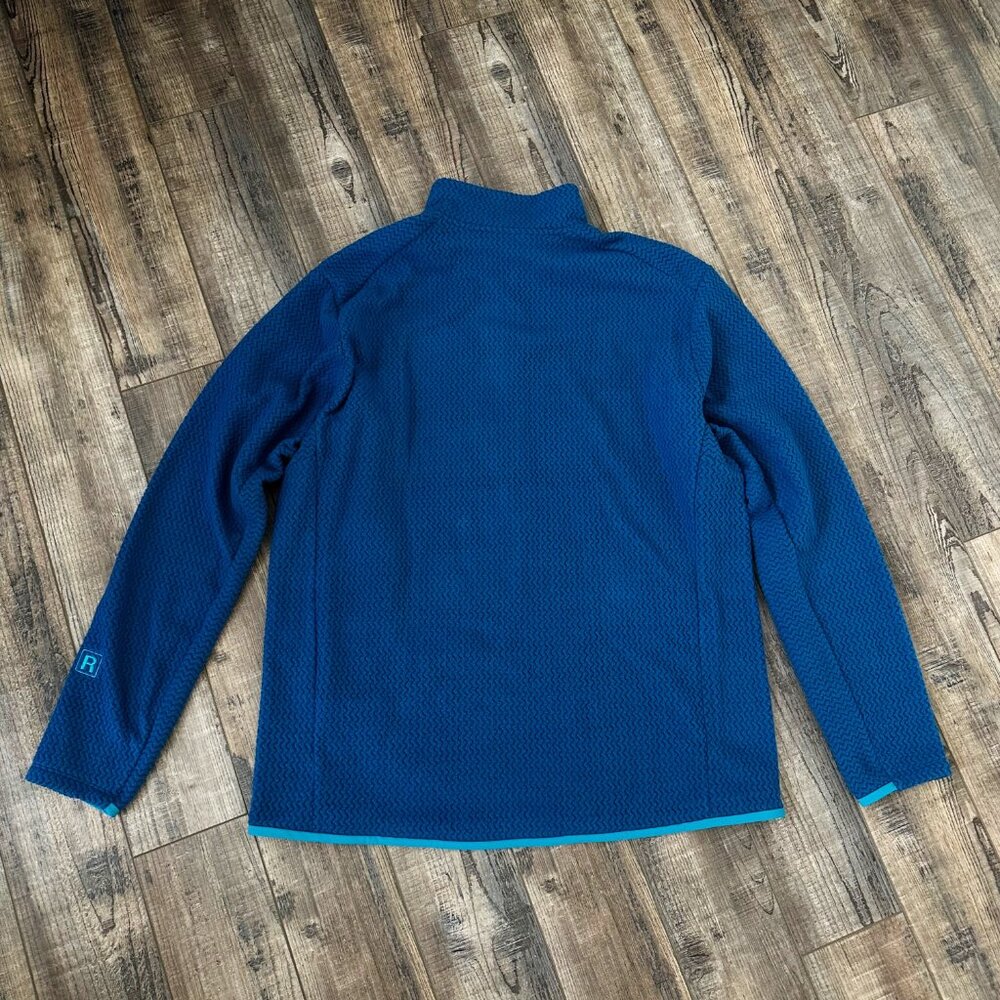 NWT Patagonia Men's R1 Air Zip Neck Fleece Pullover 2XL Lagom Blue Lightweight - Picture 11 of 14